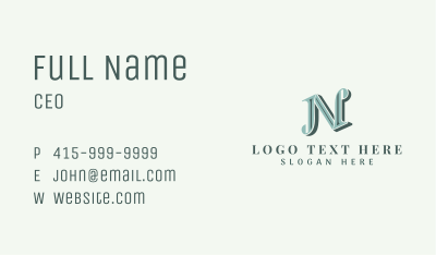 Vintage Publishing Firm  Business Card Image Preview