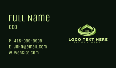 House Residential Landscaping Business Card Image Preview
