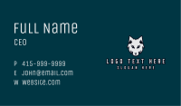 Wolf Gamer Avatar Business Card Image Preview