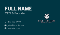 Wolf Gamer Avatar Business Card Design