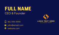 Spark Lightning Electrical Business Card Image Preview