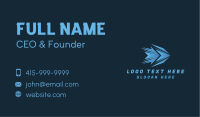 Gradient Blue Arrow Express Business Card Image Preview