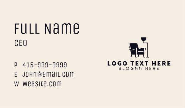 Furniture Home Decor Business Card Design Image Preview