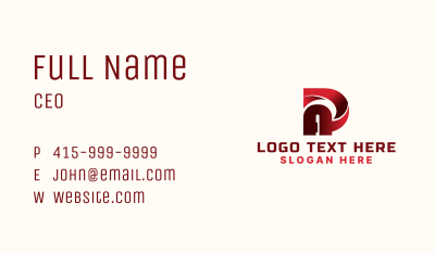 Corporate Professional Startup Business Card Image Preview