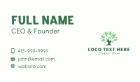 Eco Green Tree Business Card Image Preview