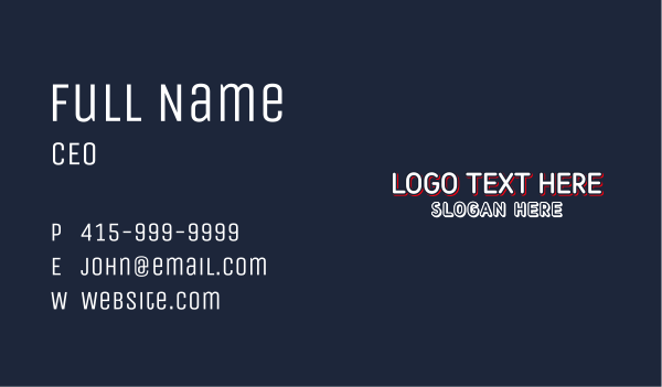 Clothing Store Wordmark Business Card Design Image Preview