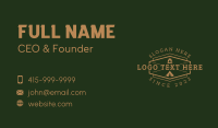 Vintage Bonfire Camping  Business Card Image Preview