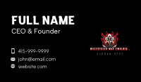 Valkyrie Woman Warrior Business Card Image Preview