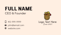 Orange Farm Basket Business Card Preview