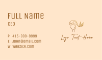 Female Natural Spa Business Card Image Preview