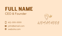 Female Natural Spa Business Card Image Preview