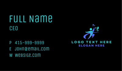 Athlete Human Sports Business Card Image Preview