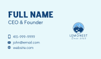 Blue Mountaineering Badge  Business Card Image Preview