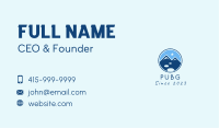 Blue Mountaineering Badge  Business Card Image Preview