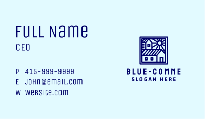 Blue Sunshine House  Business Card Image Preview