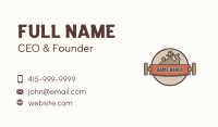 Lumberjack Tools Wokshop Business Card Image Preview