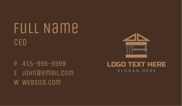 Home Handyman Tools Business Card Design Image Preview