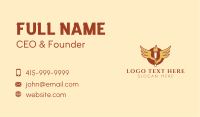 Torch Flame Wings  Business Card Image Preview