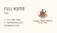 Employee Coffee Break  Business Card Image Preview