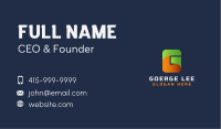 Generic Modern Letter Business Card Image Preview