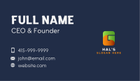 Generic Modern Letter Business Card Image Preview