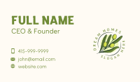 Natural Olive Fruit Business Card Image Preview