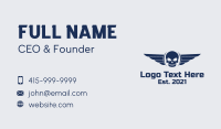 Gaming Wing Skull Business Card Image Preview