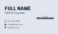 Business Enterprise Wordmark Business Card Design