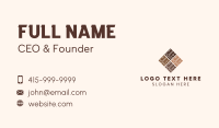 House Tile Flooring Business Card Design