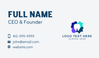 Mosaic Dental Tooth Business Card Design