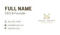 Golden Luxury Letter X Business Card Image Preview