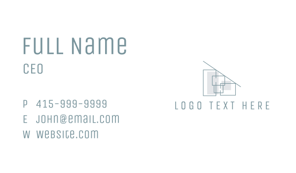 Architect Design Firm Business Card Design Image Preview