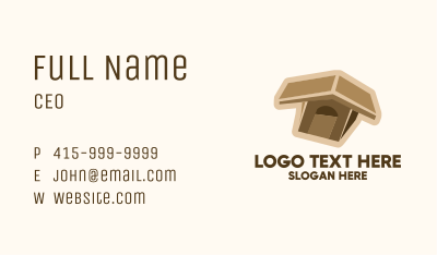 Brown Dog House  Business Card Image Preview