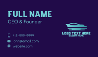 Professional Blue Car Business Card Image Preview