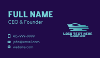 Professional Blue Car Business Card Design