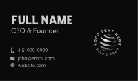 Silver Globe Company Business Card Image Preview