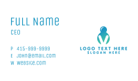Gradient V Snowman Business Card Image Preview