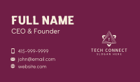 Cyber Tech Triangle Business Card Image Preview