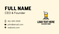 Beer Train Bar Business Card Image Preview