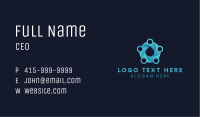Water Droplet Circles Business Card Image Preview