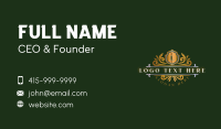 Premium Crest Ornament Business Card Image Preview