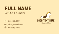 Show Horse Training Business Card Image Preview