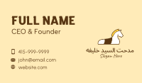 Show Horse Training Business Card Image Preview