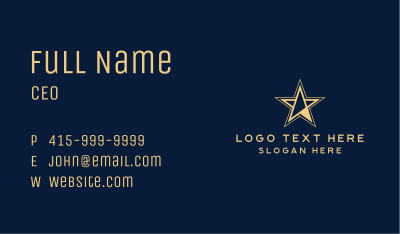 Star Trading Firm Business Card Image Preview