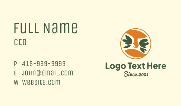 Healthy Kombucha Drink Business Card Design Image Preview