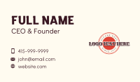 Business Classic Wordmark Business Card Design