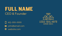 Orange Suburb House  Business Card Preview