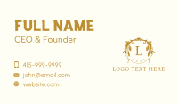 Fashion Jewelry Letter  Business Card Preview