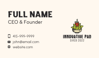 Natural Chili Pepper Bowl Business Card Image Preview