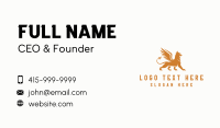 Mythical Gold Griffin  Business Card Preview